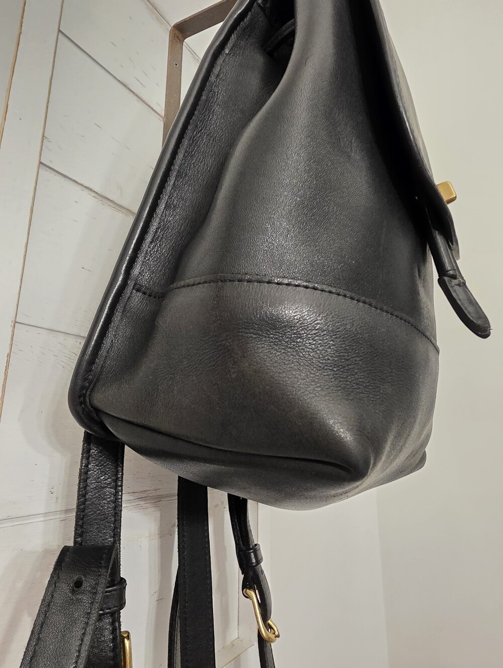 1999 Coach Daypack Backpack In Black 9960 - Picture 12 of 16